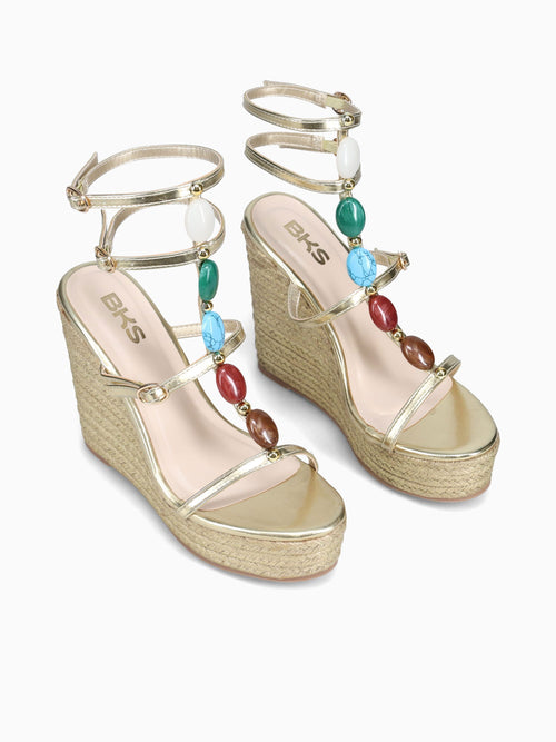 Gianvita Gold Metallic Gold / 5 / M