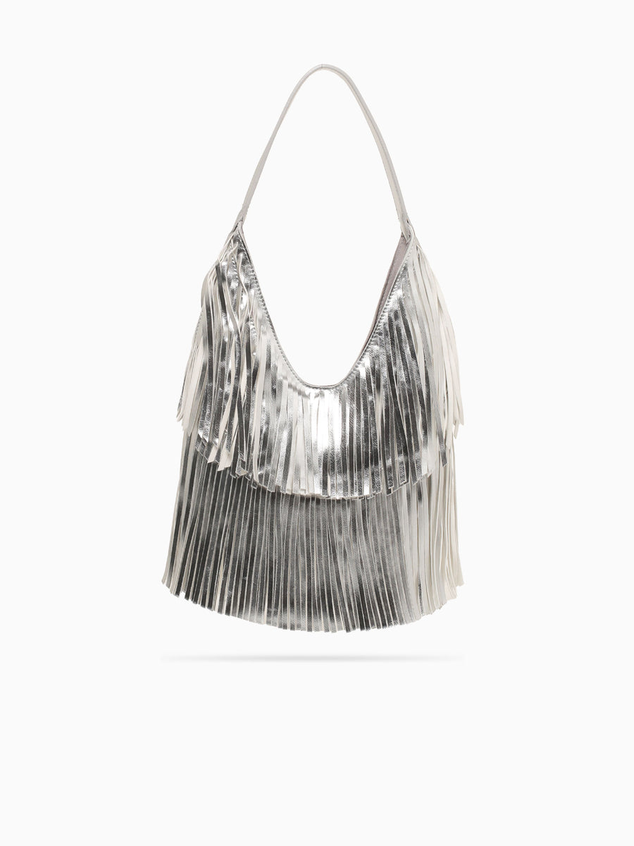 Michaela Shoulder Bag Silver Silver