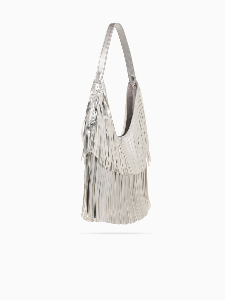 Michaela Shoulder Bag Silver Silver