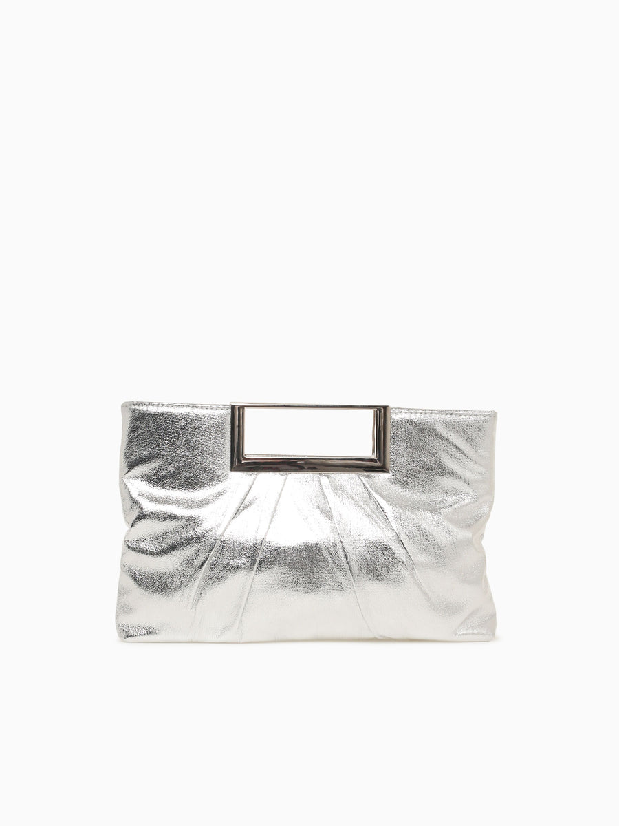 Remi Clutch Silver Silver