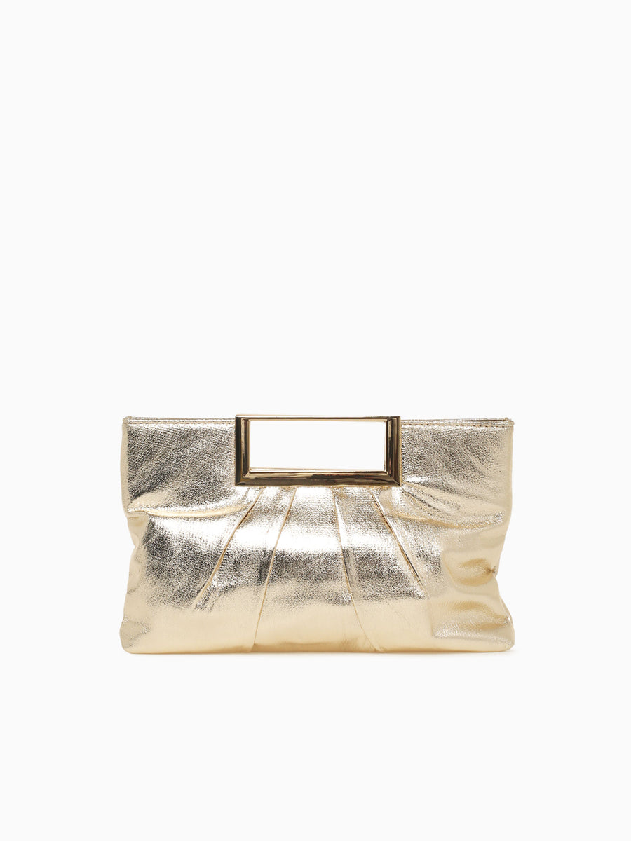 Remi Clutch Gold Gold