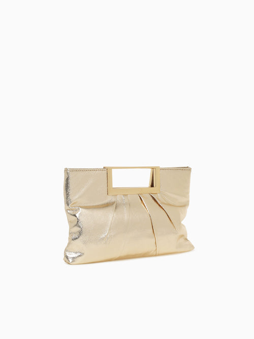 Remi Clutch Gold Gold