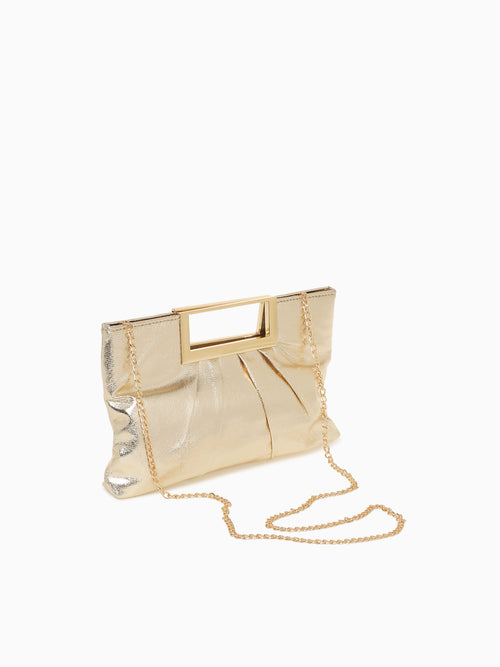 Remi Clutch Gold Gold
