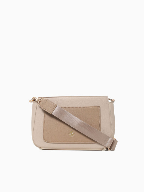 Vee Crossbody Beige Beige