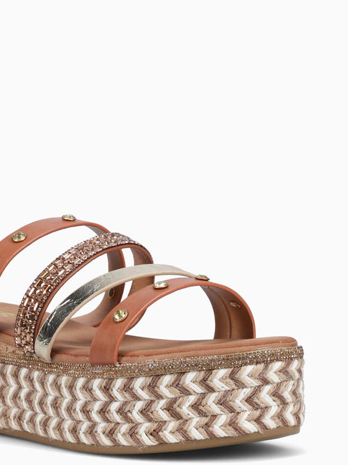 Lyric Brown Gold Smooth Brown Multi / 5 / M