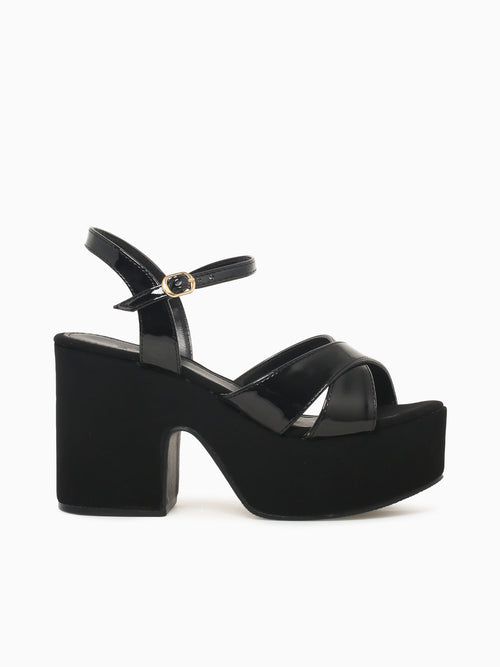 Daisy Preto Verniz Frama Black / 5 / M