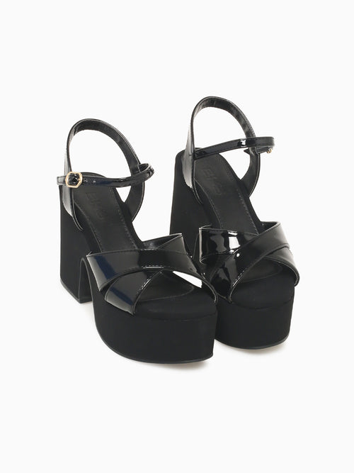 Daisy Preto Verniz Frama Black / 5 / M