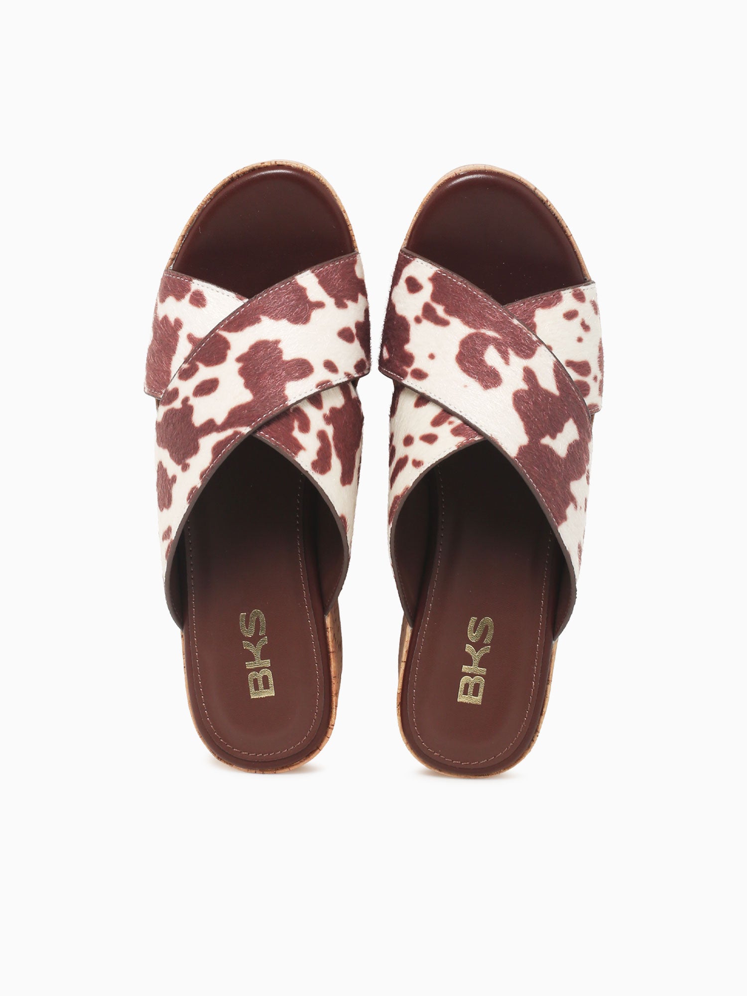 Alis Cow Print Soft Brown Multi / 5 / M