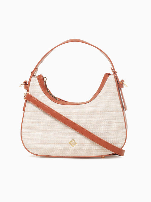 Leyla Shoulder Bag Beige Tan Beige