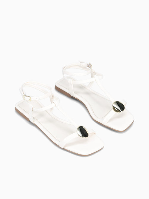 Criss Off White Verniz Molhado Off White / 5 / M