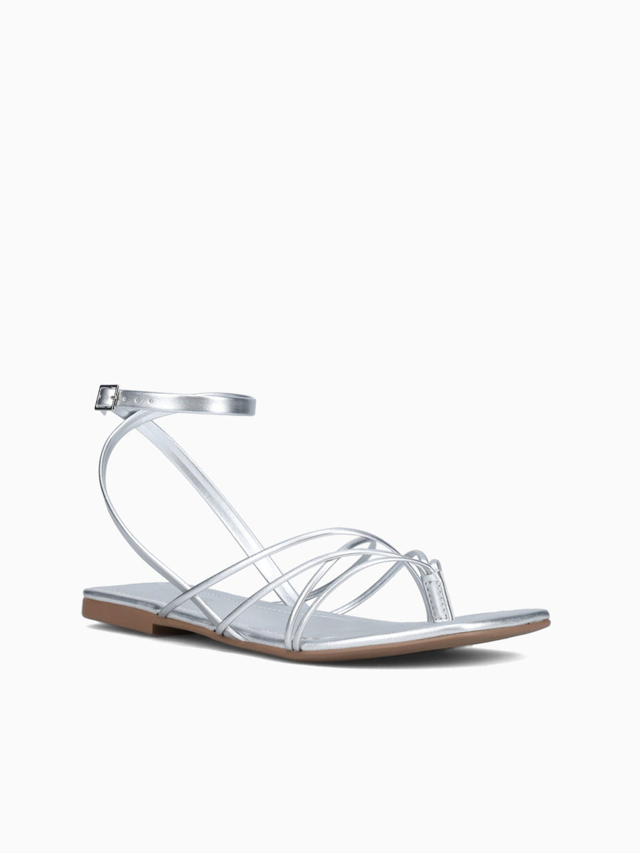 Paige Prata Metallic Silver / 5 / M