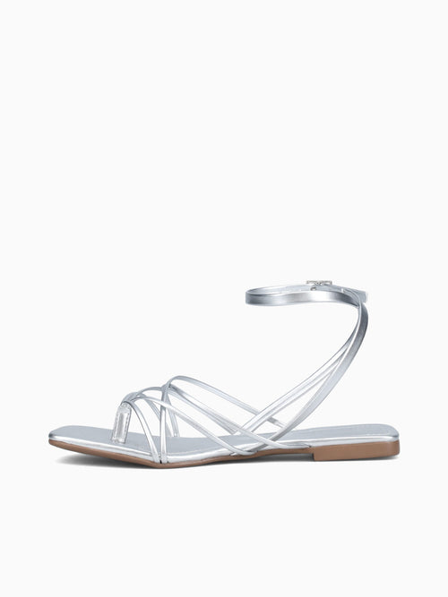 Paige Prata Metallic Silver / 5 / M