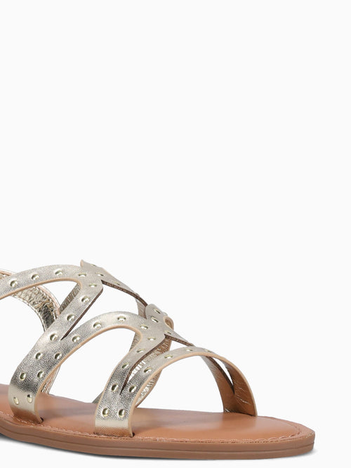 Sadie Gold Metallic Gold / 5 / M