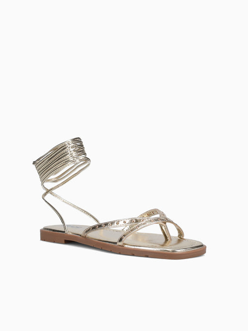 Kitty Gold Metallic Gold / 5 / M