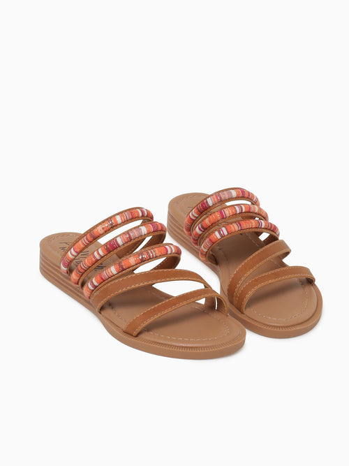 August Tan Multi Smooth Brown Multi / 5 / M