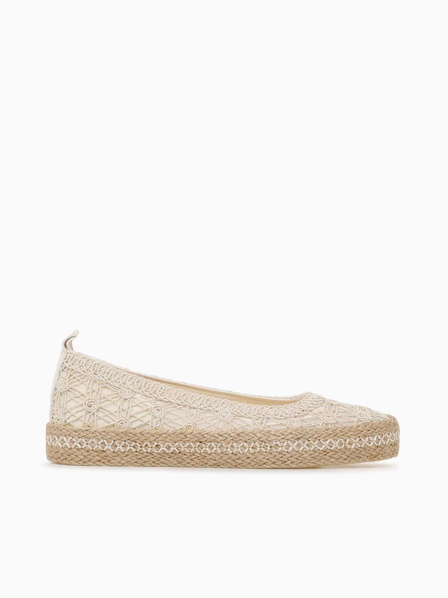 Benita Sol Cream Textile Beige / 5 / M