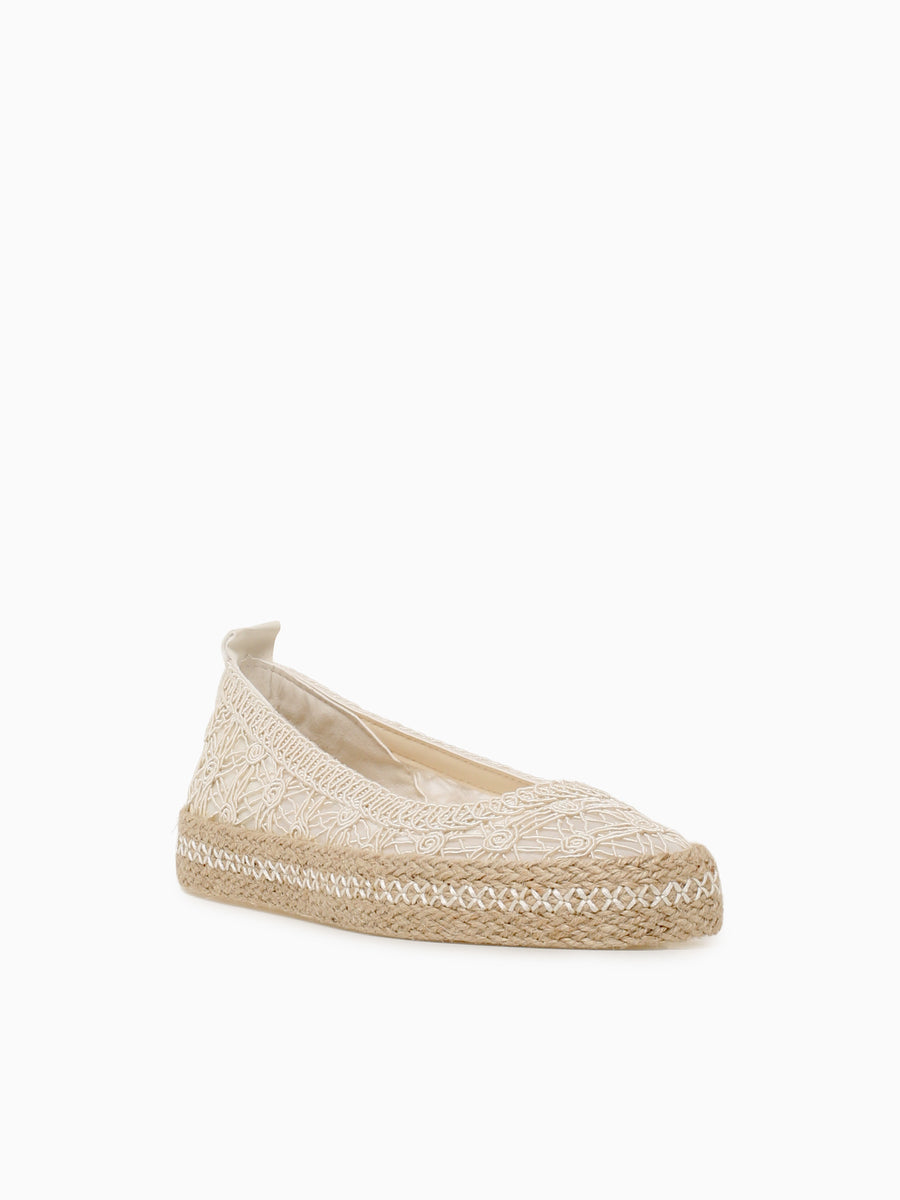 Benita Sol Cream Textile Beige / 5 / M