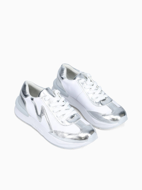 Hazel Prata Blaco Met. Silver / 5 / M