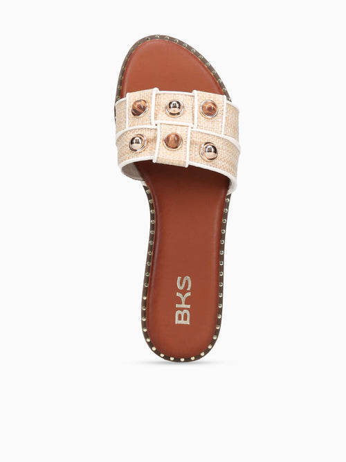 Anafi Beige Raffia Beige / 5 / M