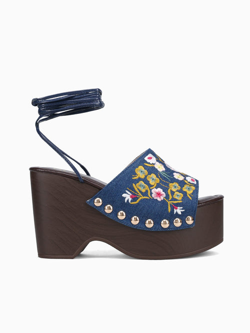 Magnolia Denim Raffia Navy / 5 / M