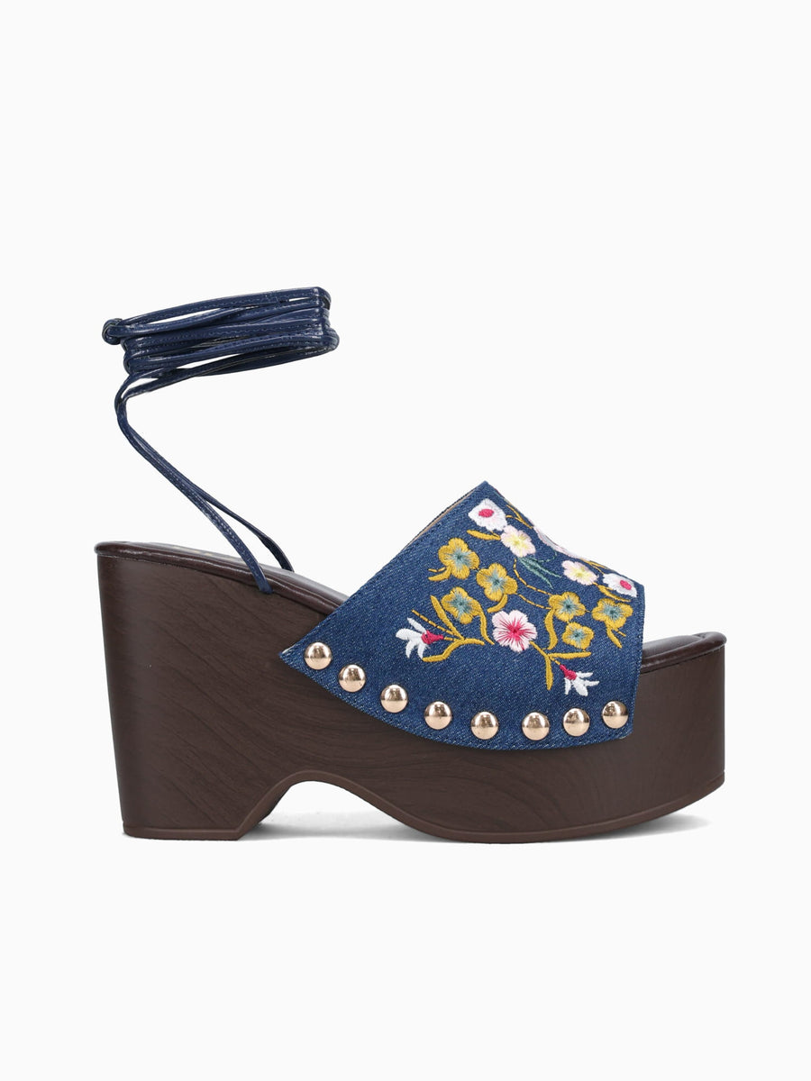 Magnolia Denim Raffia Navy / 5 / M