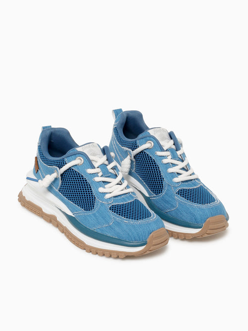 Leotina Blue Canvas Blue / 5 / M