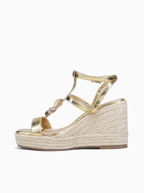 Arielle Gold Metallic Gold / 5 / M
