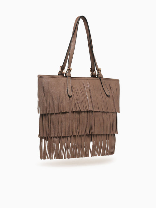 Alexa Tote Taupe Taupe