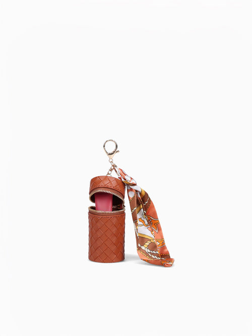 Lipstick Case Charm Tan Tan