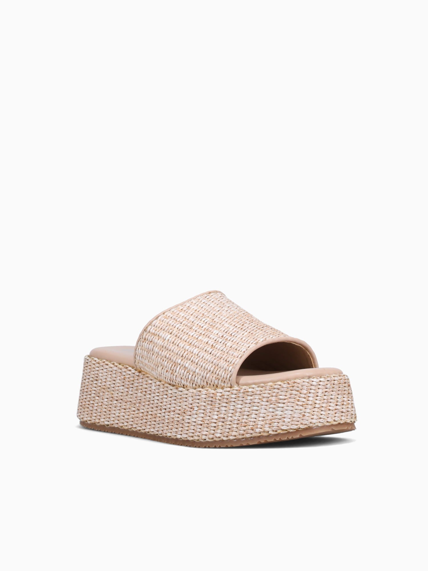 Alice Beige Raffia Beige / 5 / M