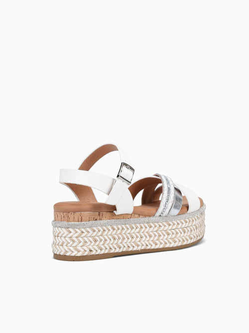 Sandrita White Metallic White / 5 / M