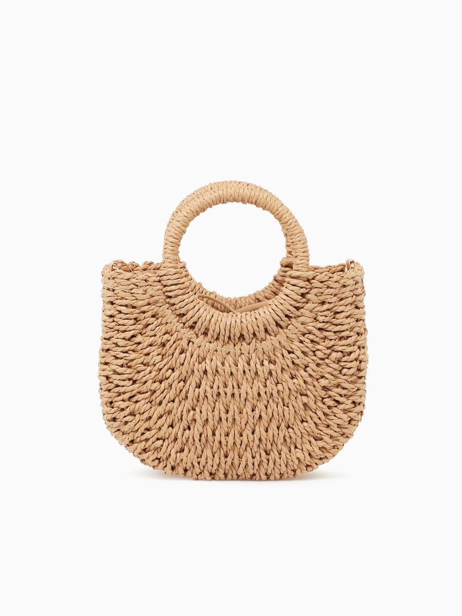Fey Top Handle Gold Brown Gold