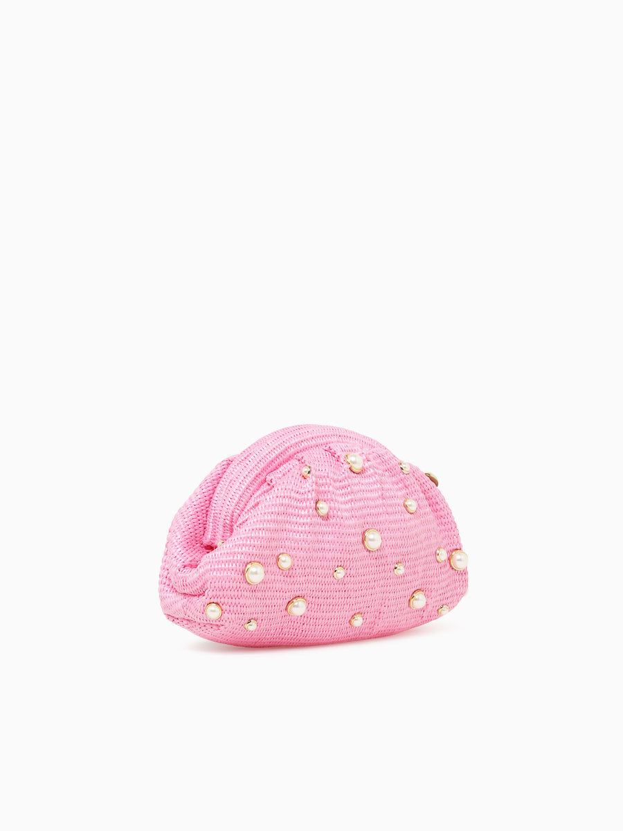 Pearl Kisslock Soft Pink Light Pink