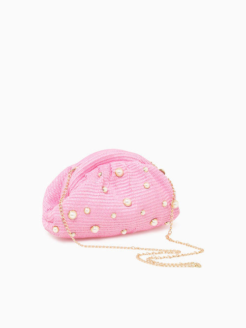 Pearl Kisslock Soft Pink Light Pink