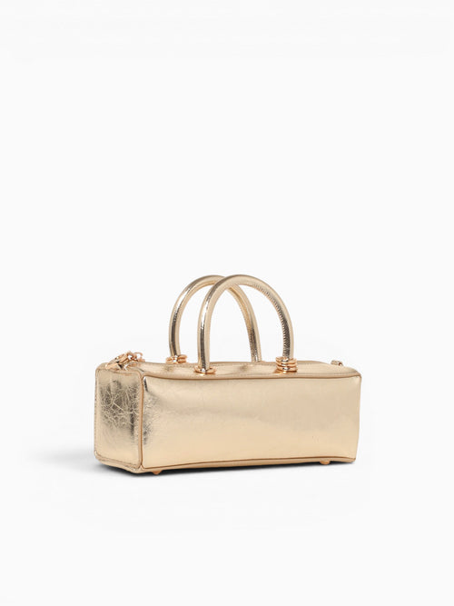 Rachel Top Handle Gold Gold