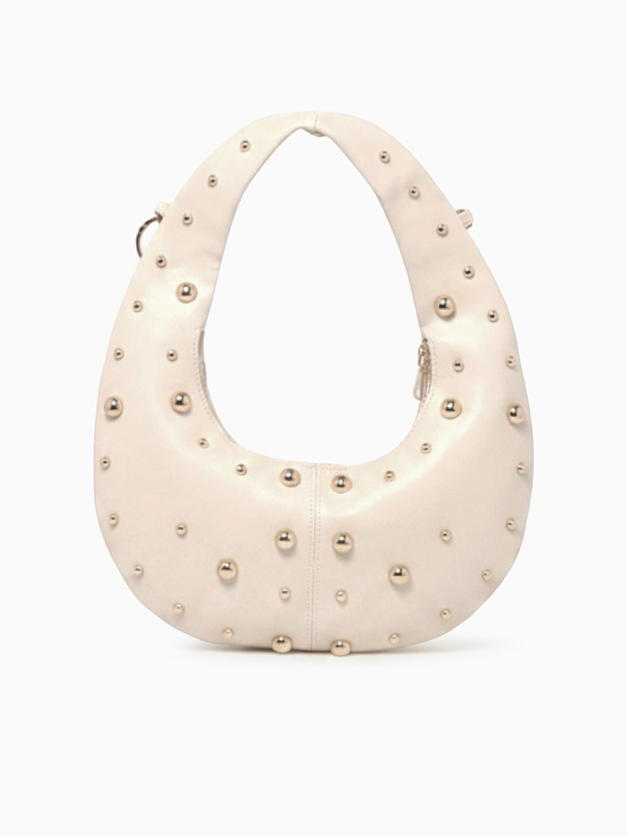 Freya Shoulder Bag Off White Gold Gold
