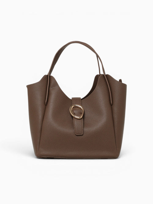 Estella Top Handle Dk Stone Taupe