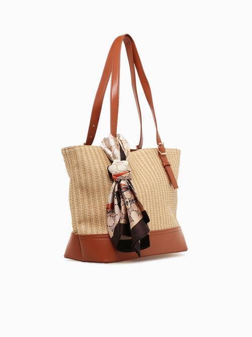Khloe Tote Tan Beige Tan