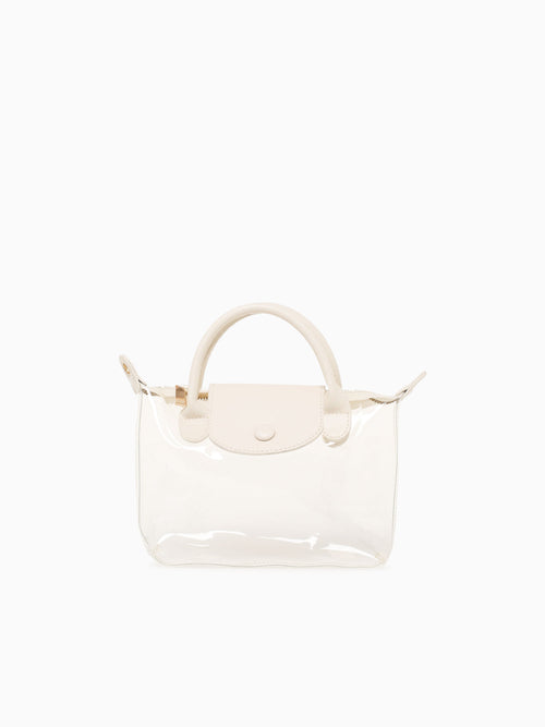 Kaia Crossbody Off White Clear Off White