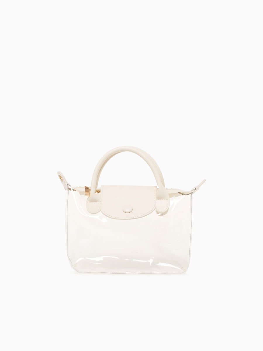 Kaia Crossbody Off White Clear Off White