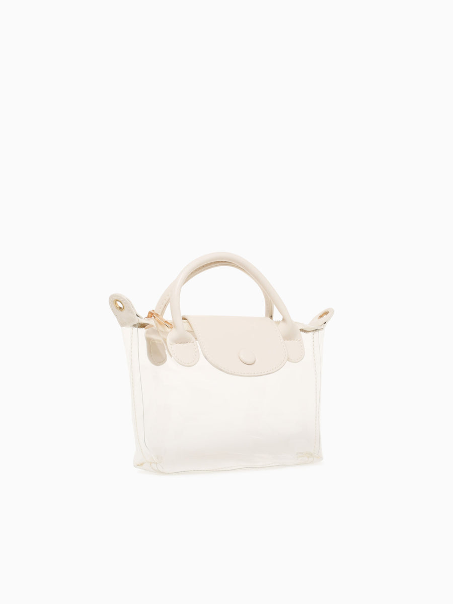 Kaia Crossbody Off White Clear Off White
