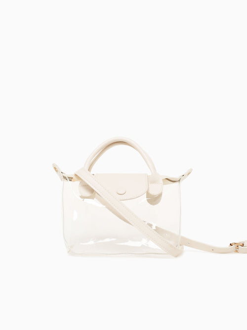 Kaia Crossbody Off White Clear Off White