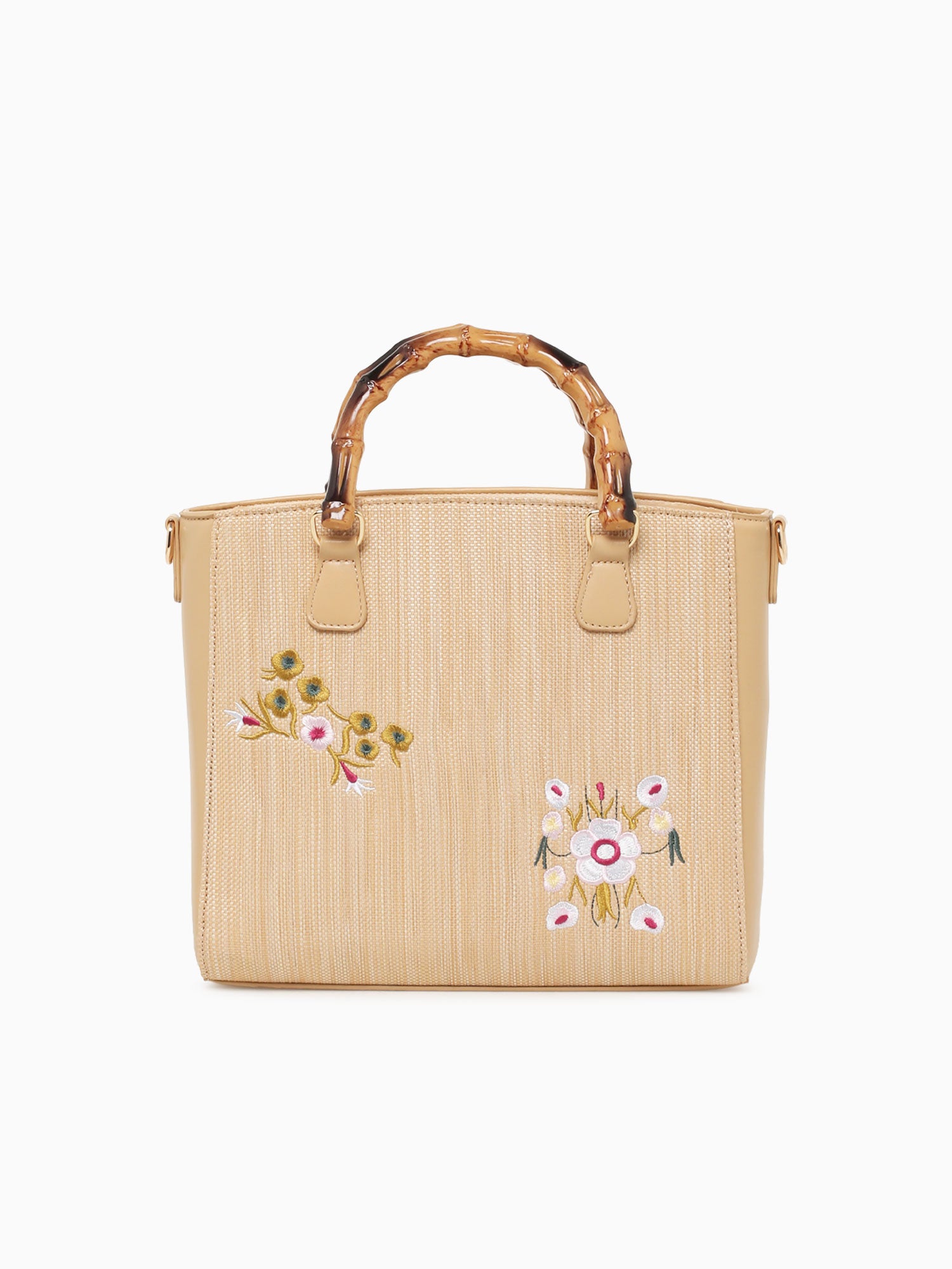 Flora Top Handle Beige Beige