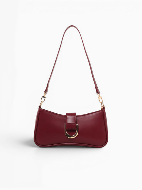 Kiki Shoulder Bag Wine Dark Red