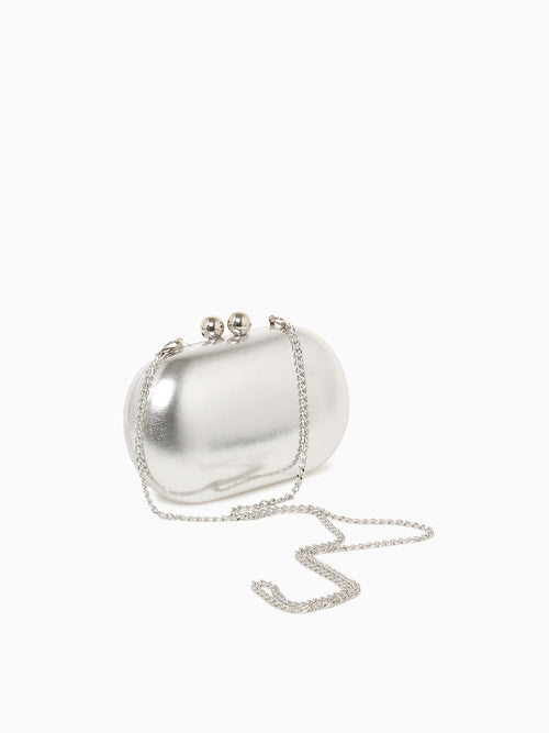 Lulu Box Bag Silver Silver