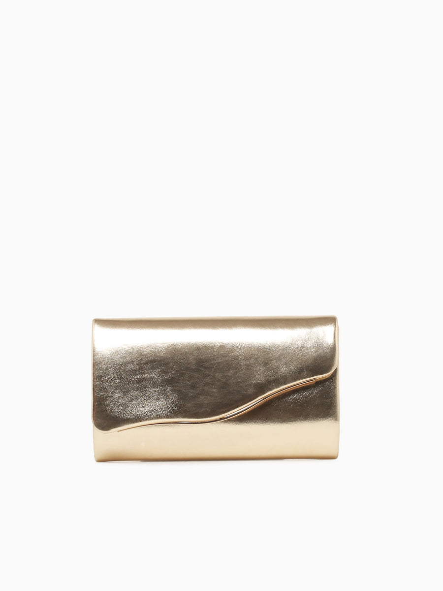 Wave Clutch Gold Gold