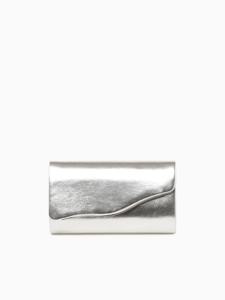 Wave Clutch Silver Silver