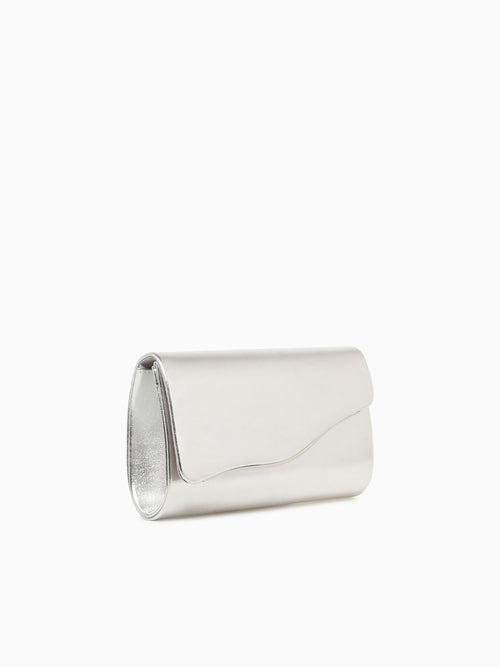 Wave Clutch Silver Silver
