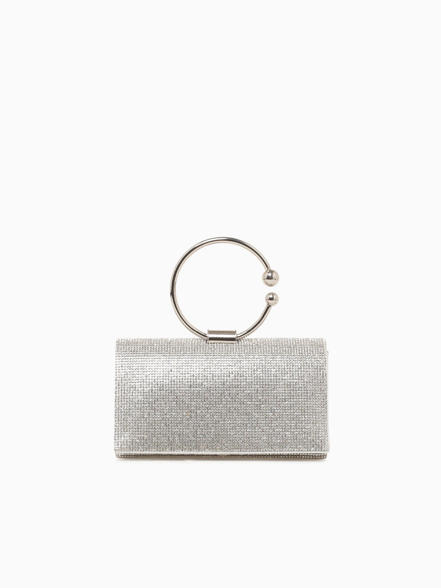 Star Clutch Silver Silver