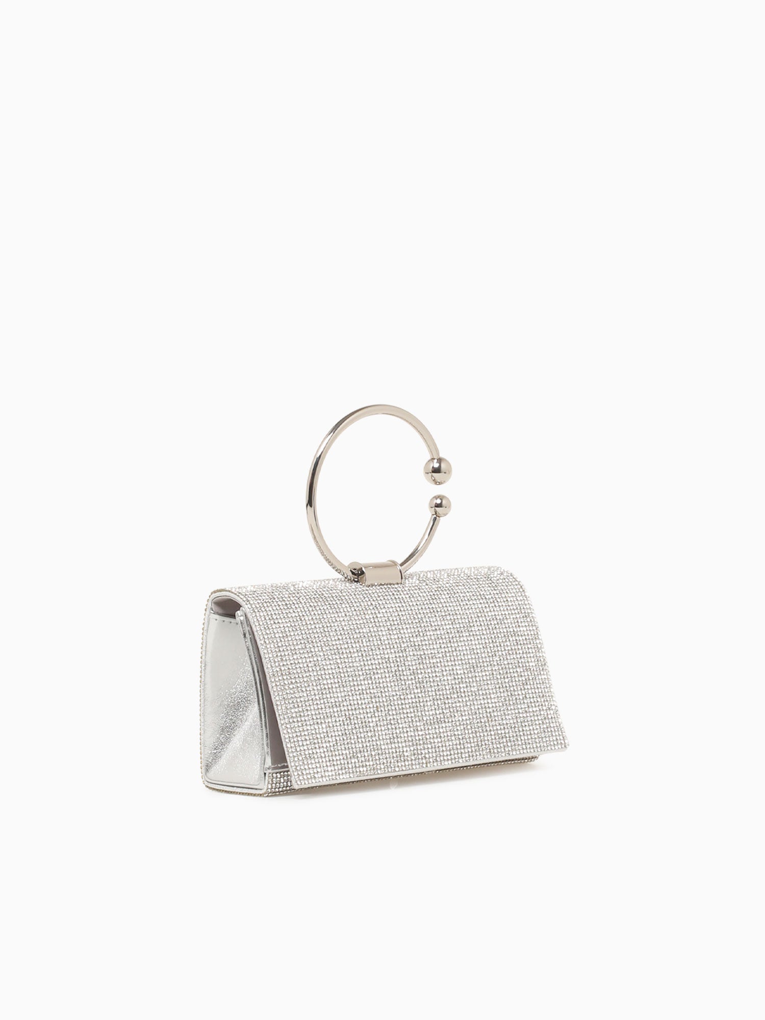 Star Clutch Silver Silver
